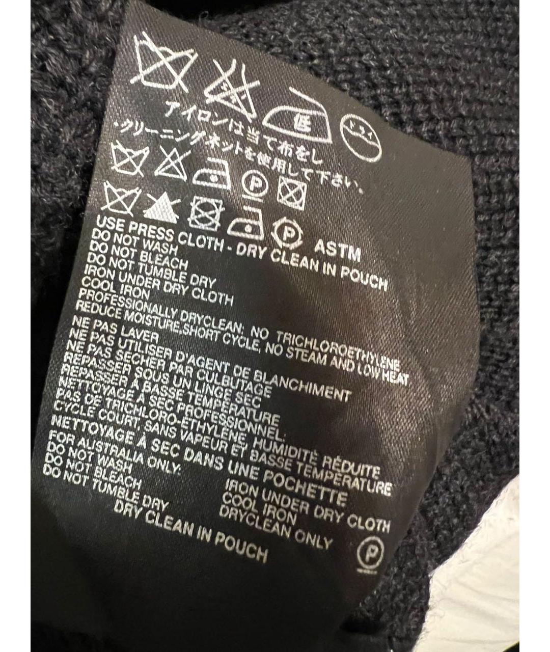 PRADA Антрацитовая шерстяная шапка, фото 6