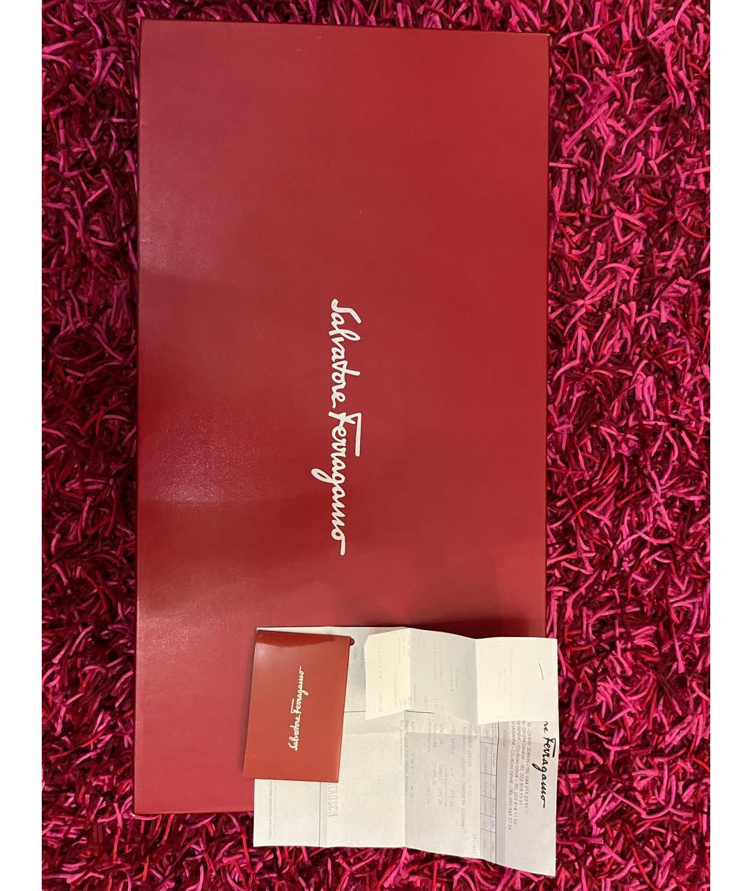 FERRAGAMO Черные кожаные сапоги, фото 7