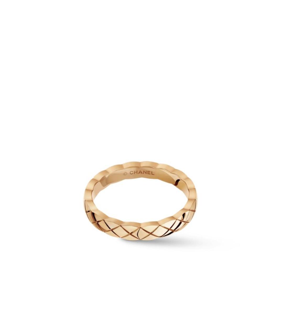 CHANEL Бежевое кольцо из розового золота, фото 2