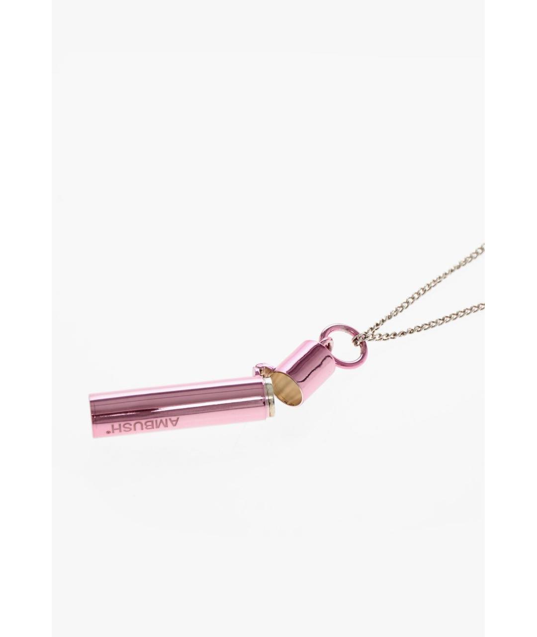 AMBUSH Розовый серебряный кулон, фото 8