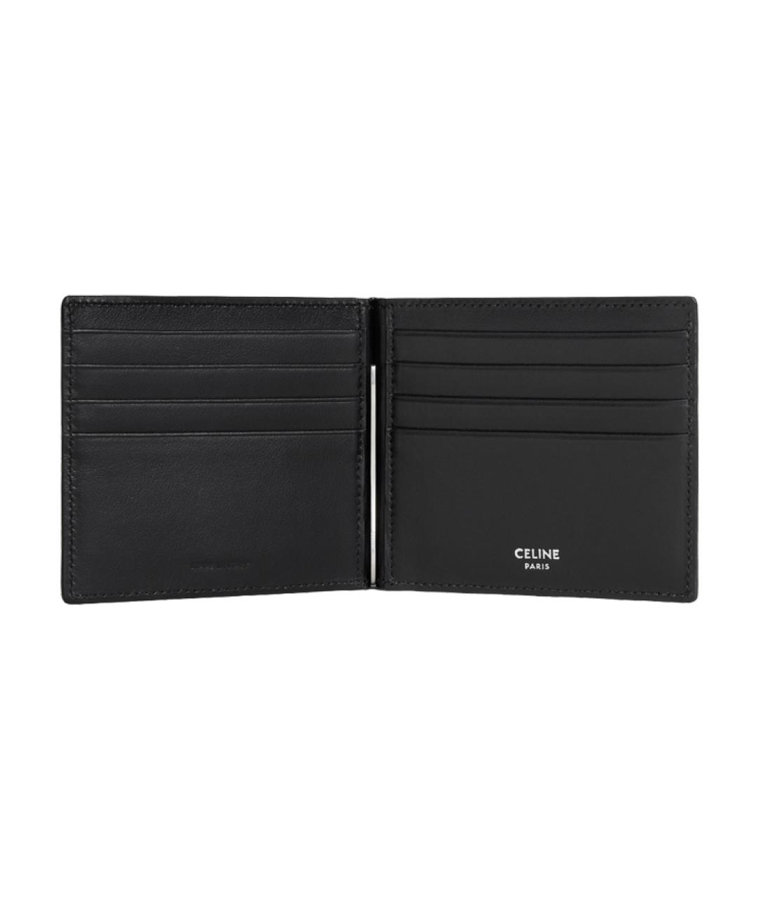 CELINE Черный кошелек, фото 4