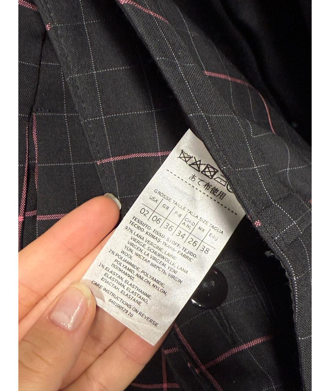 MAX&CO Черный ацетатный костюм с брюками, фото 7