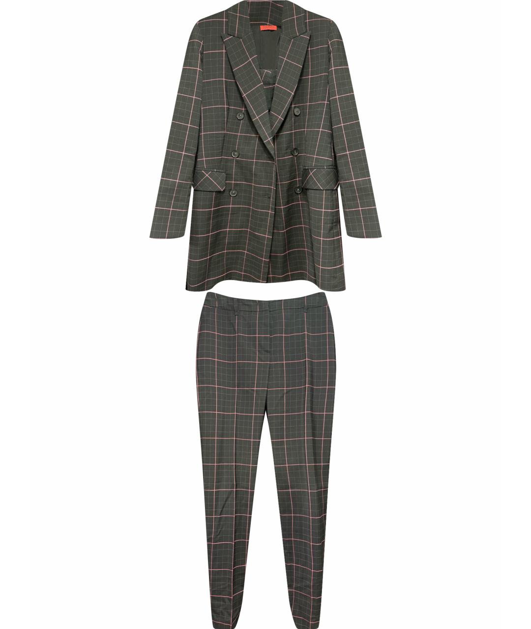 MAX&CO Черный ацетатный костюм с брюками, фото 1