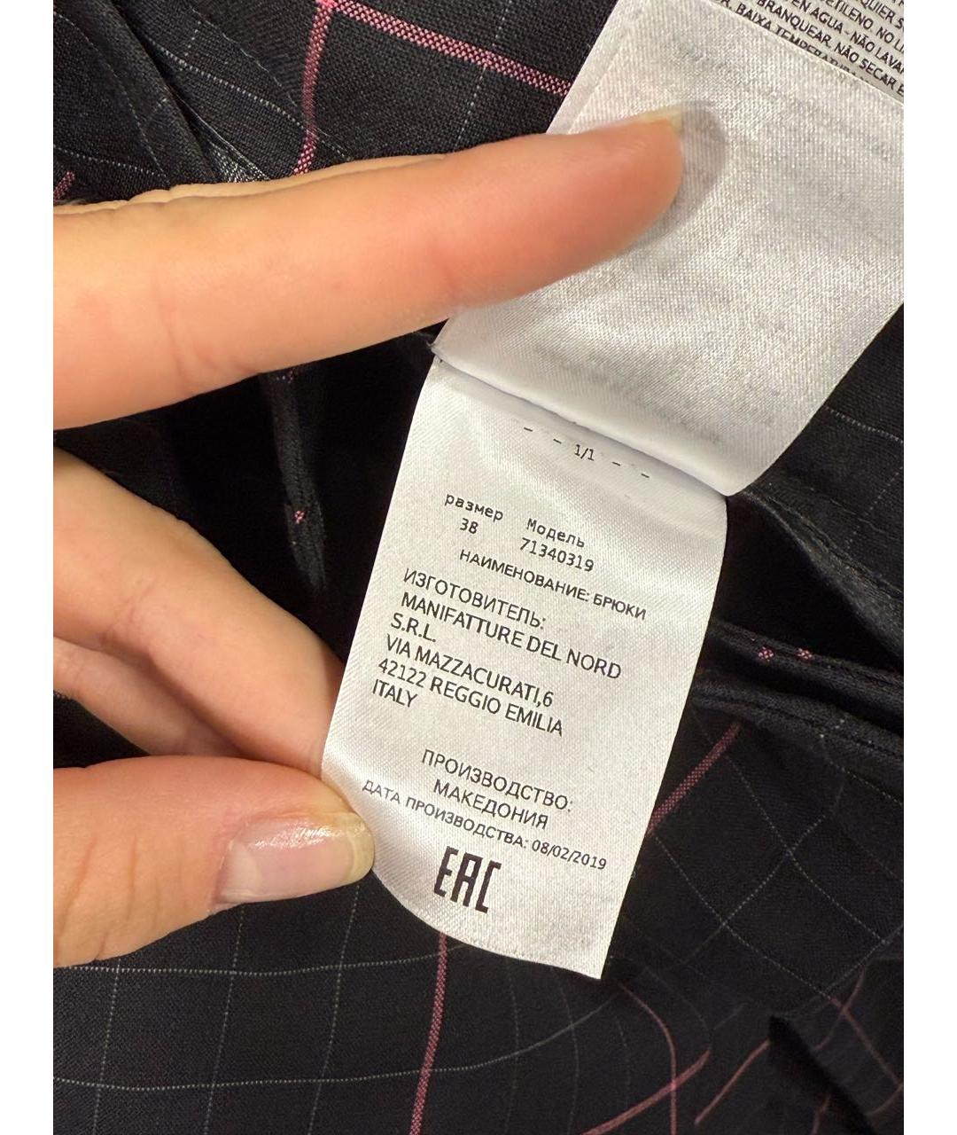MAX&CO Черный ацетатный костюм с брюками, фото 8