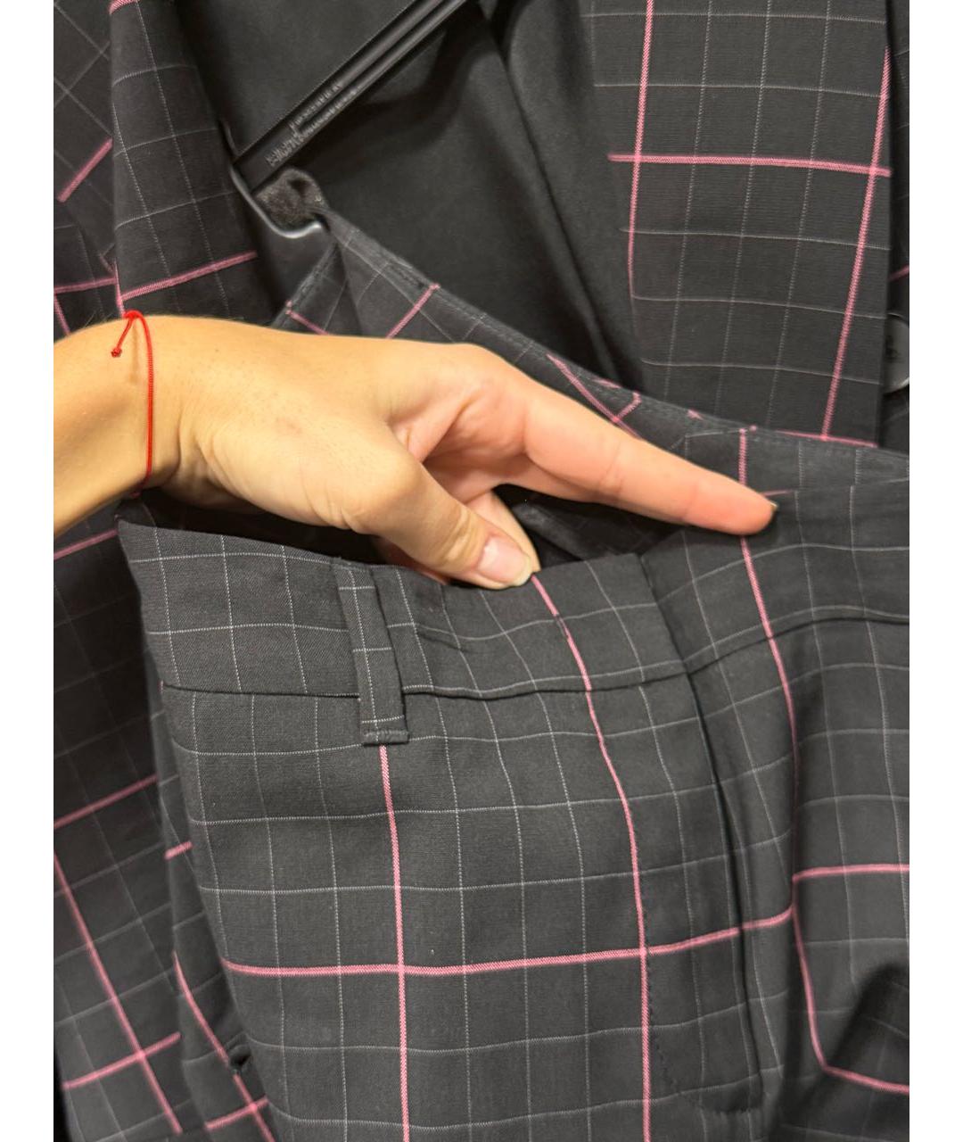 MAX&CO Черный ацетатный костюм с брюками, фото 4