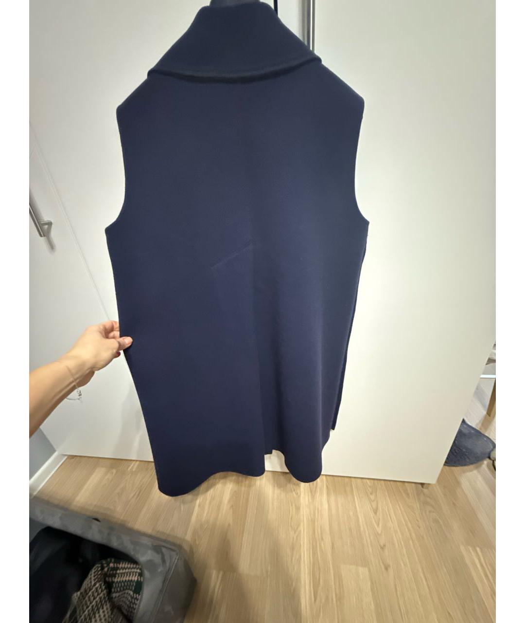 SPORT MAX CODE Темно-синий шерстяной жилет, фото 2
