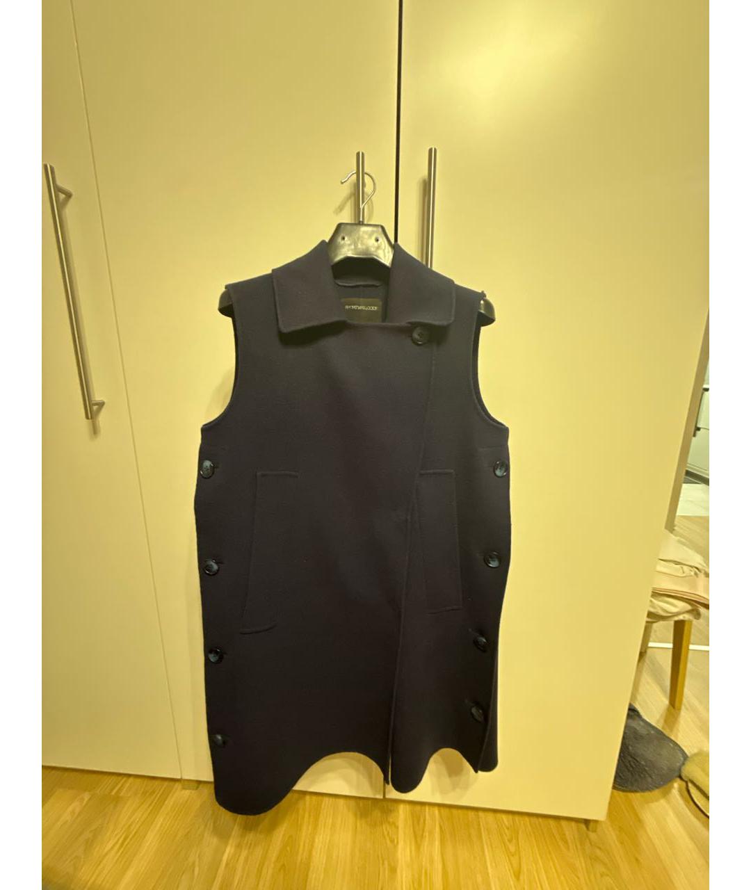 SPORT MAX CODE Темно-синий шерстяной жилет, фото 6