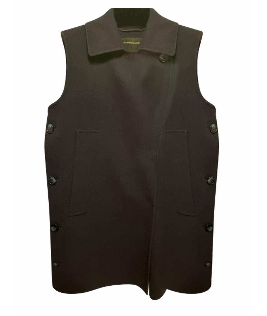 SPORT MAX CODE Темно-синий шерстяной жилет, фото 1