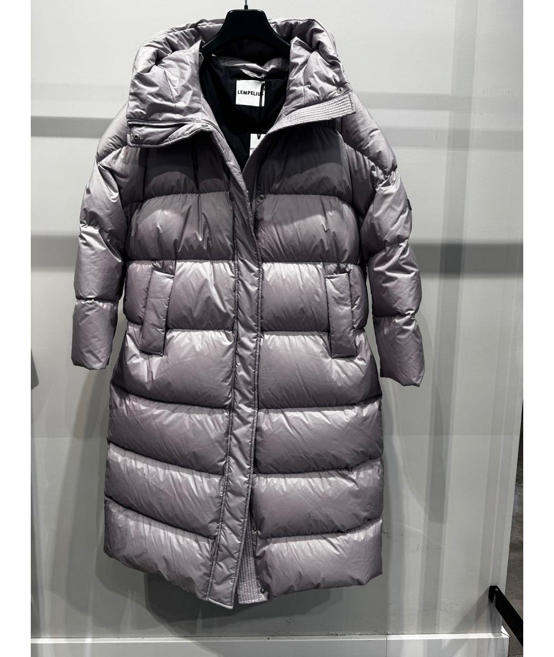 LEMPELIUS Фиолетовый полиэстеровый пуховик, фото 4