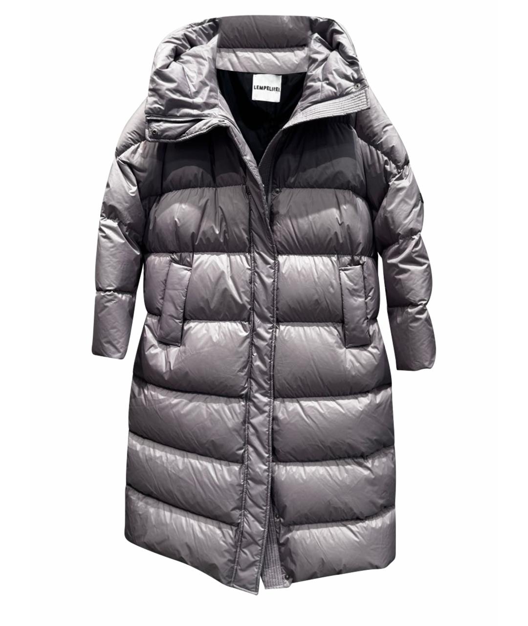 LEMPELIUS Фиолетовый полиэстеровый пуховик, фото 1