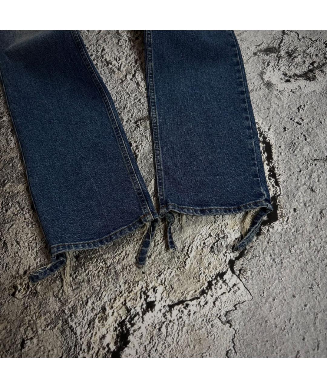 BALENCIAGA Голубые хлопко-эластановые джинсы скинни, фото 4