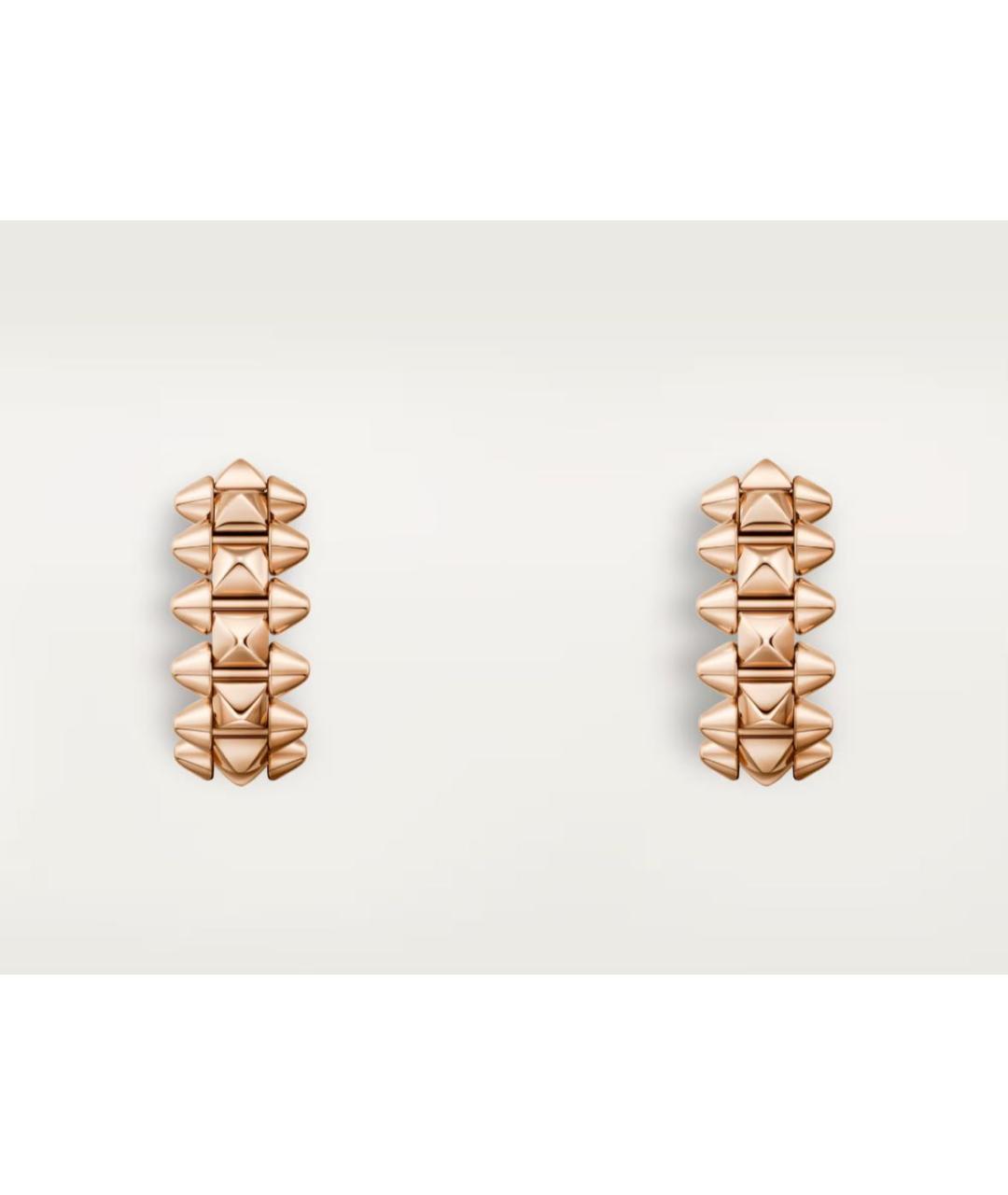 CARTIER Золотые серьги из розового золота, фото 6