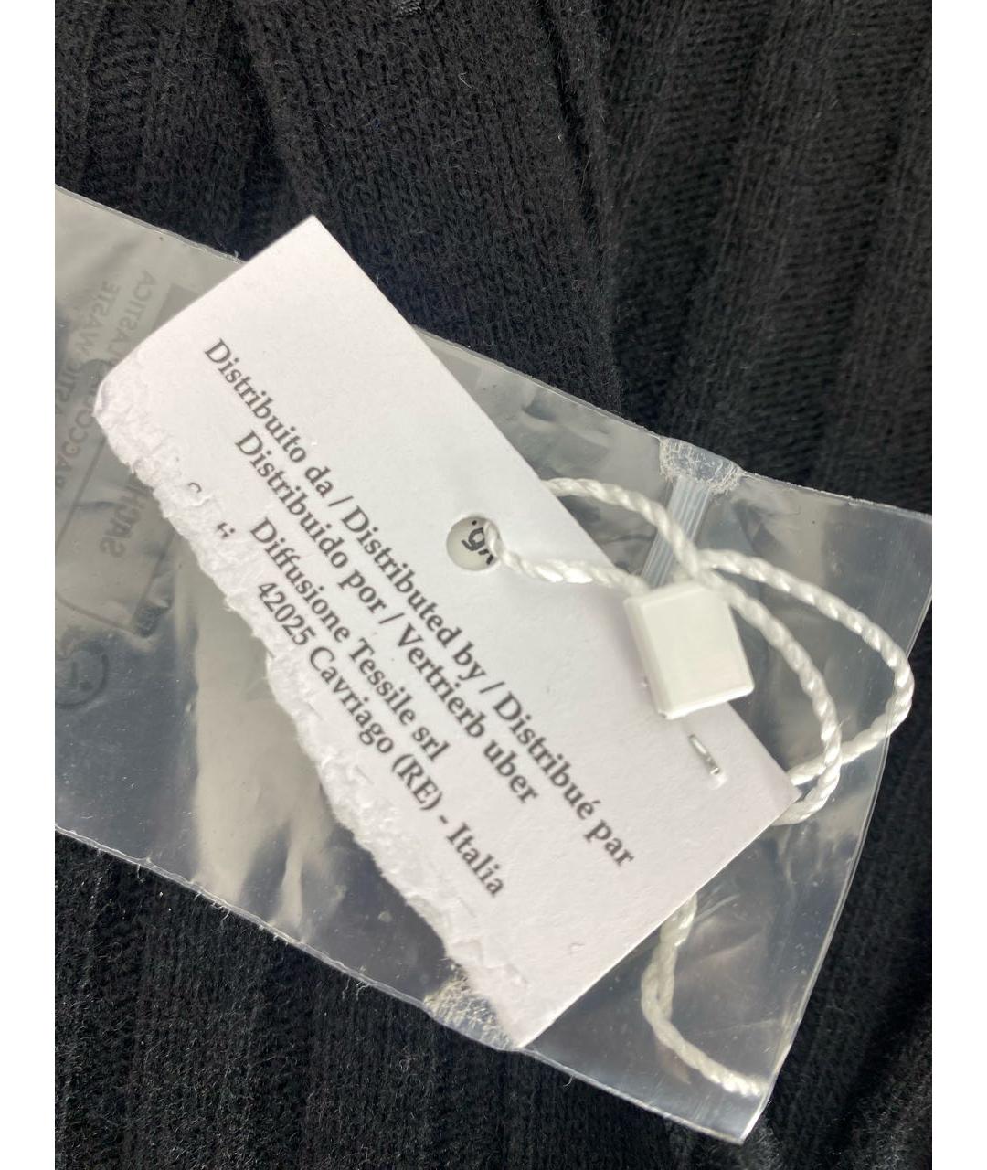 MAX MARA Черное шерстяное повседневное платье, фото 4