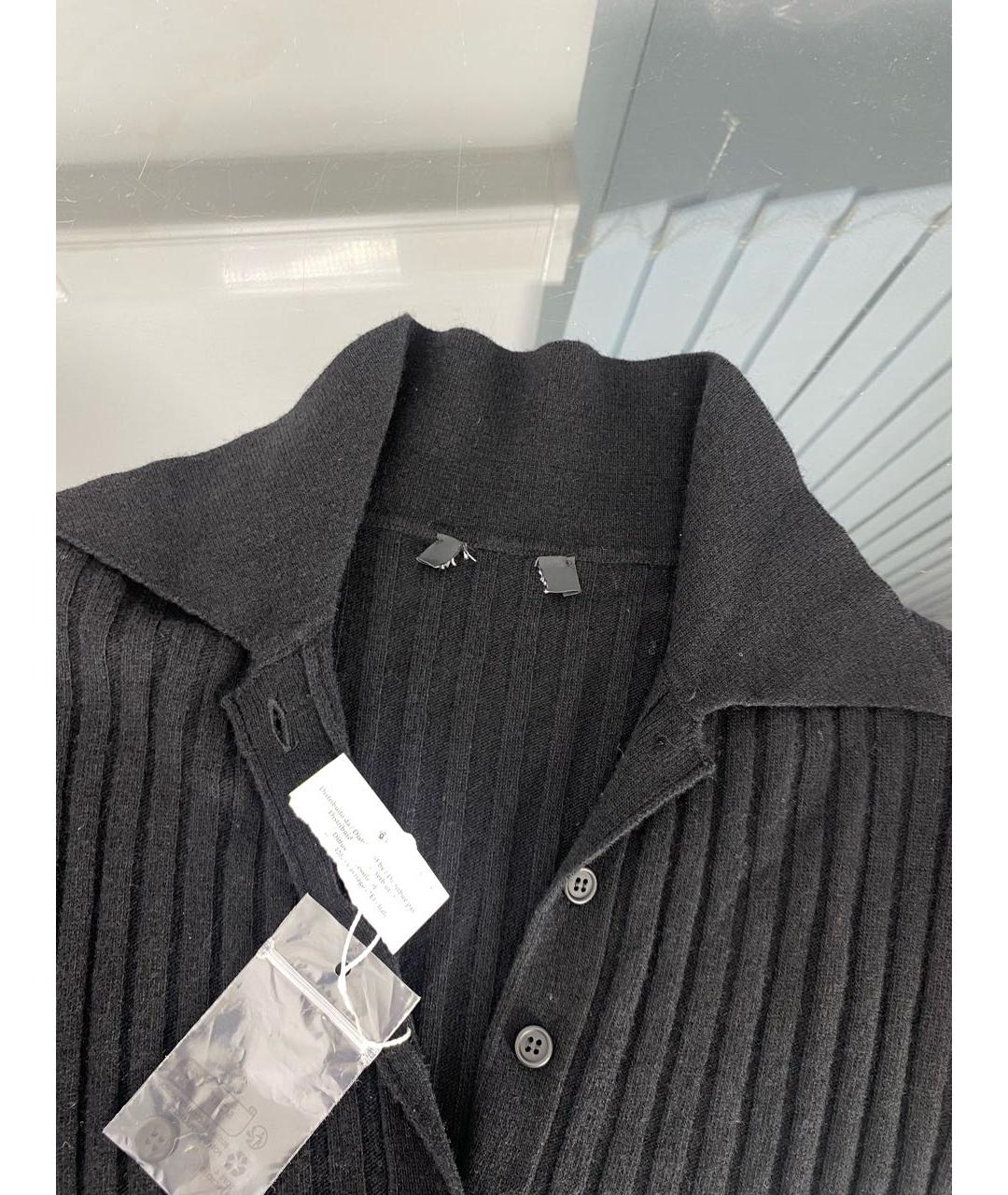 MAX MARA Черное шерстяное повседневное платье, фото 3