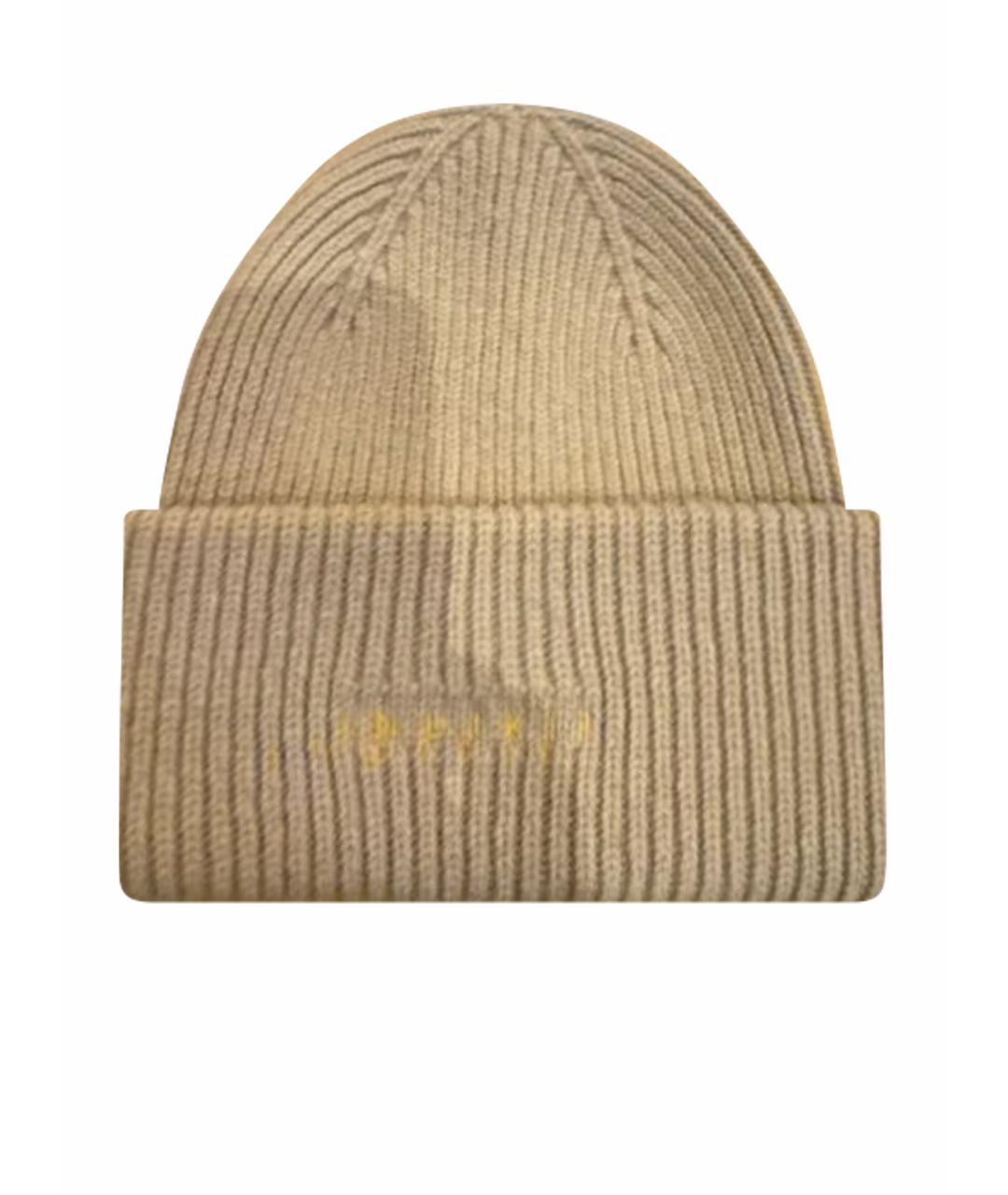 INUIKII Бежевая шерстяная шапка, фото 1