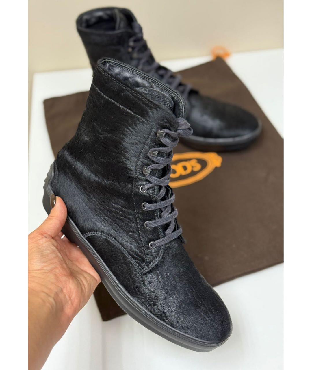 TOD'S Черные ботинки, фото 3