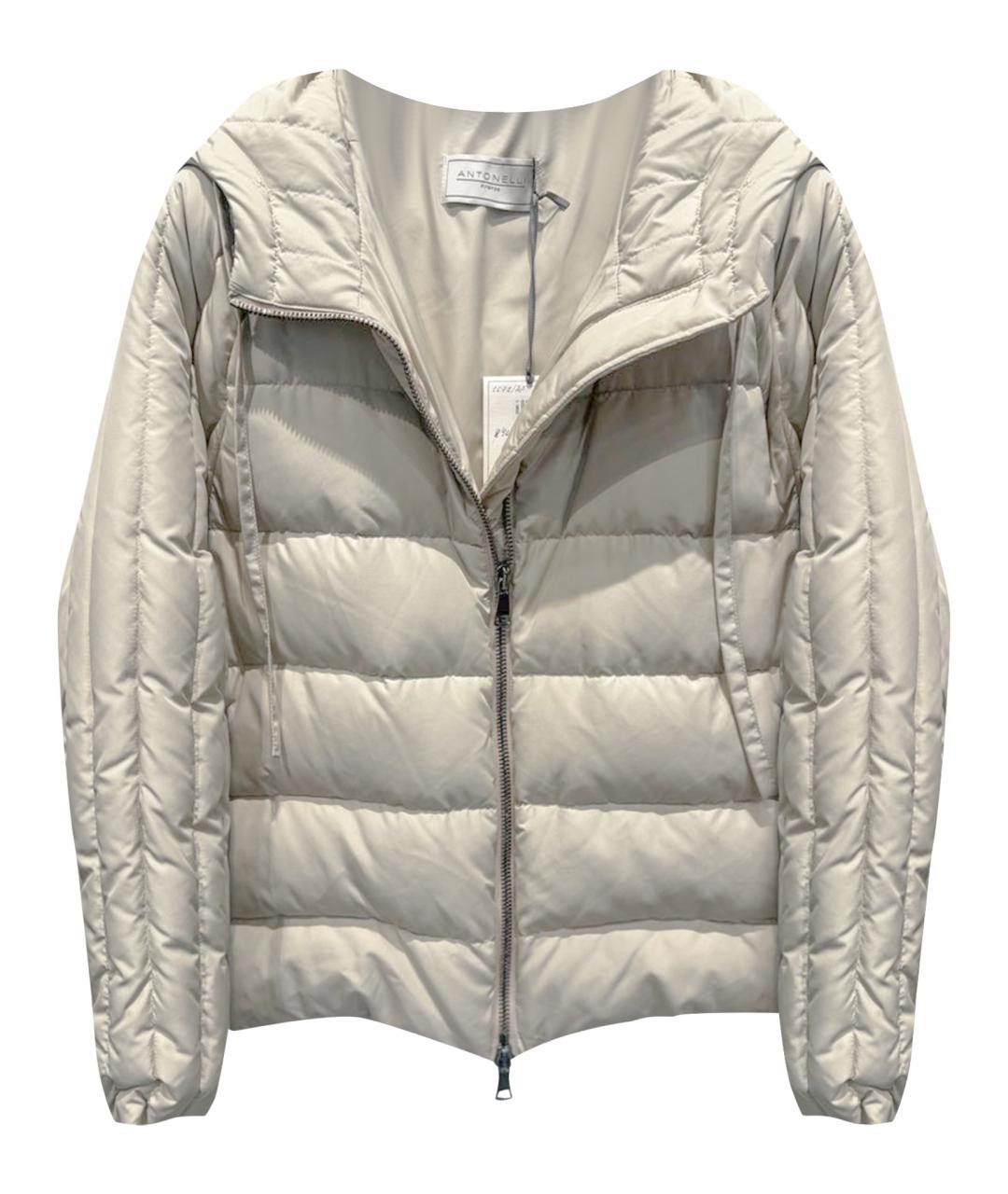 ANTONELLI FIRENZE Белая полиэстеровая куртка, фото 1
