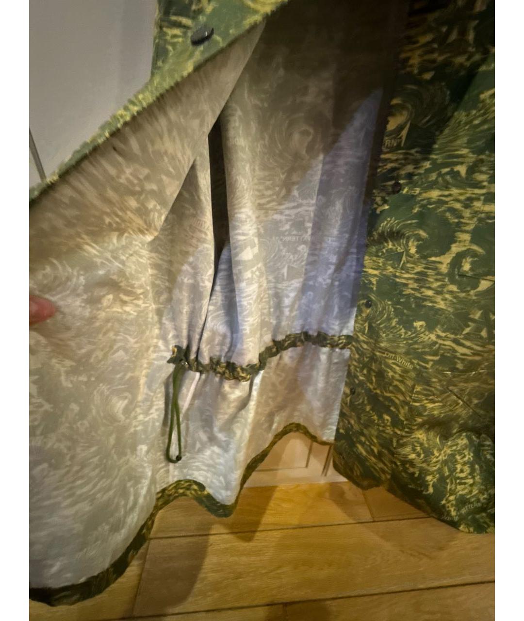 OFF-WHITE Хаки хлопковая куртка, фото 8