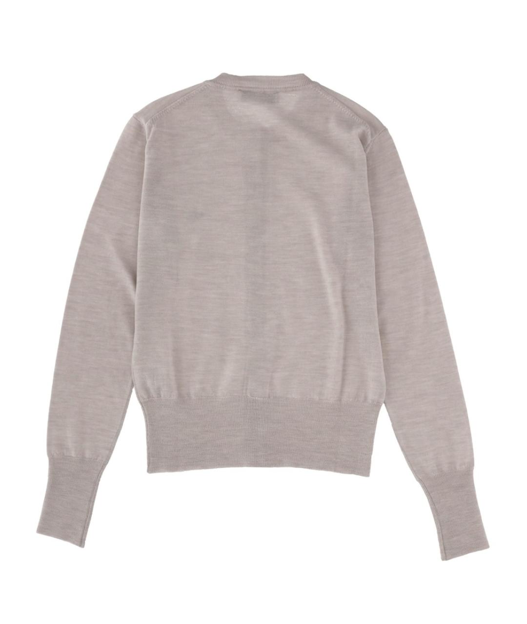 VIVIENNE WESTWOOD Серый шерстяной джемпер / свитер, фото 2