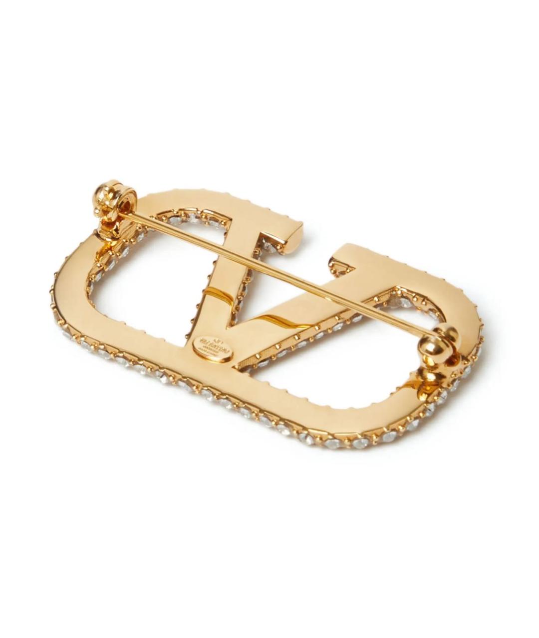 VALENTINO Золотая позолоченная булавка / брошь, фото 4