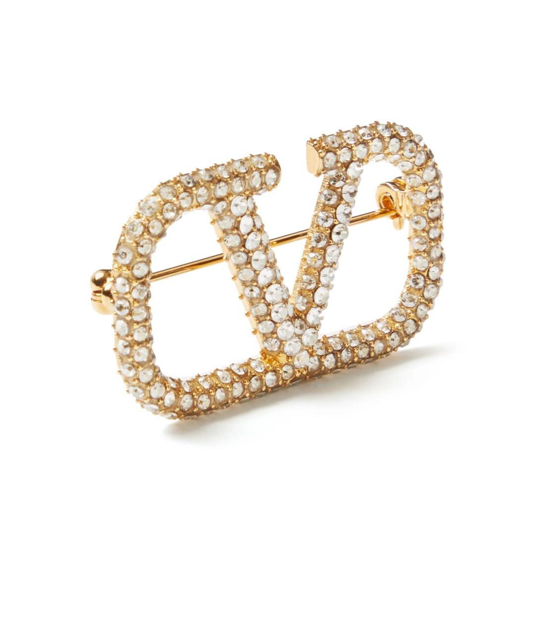 VALENTINO Золотая позолоченная булавка / брошь, фото 3