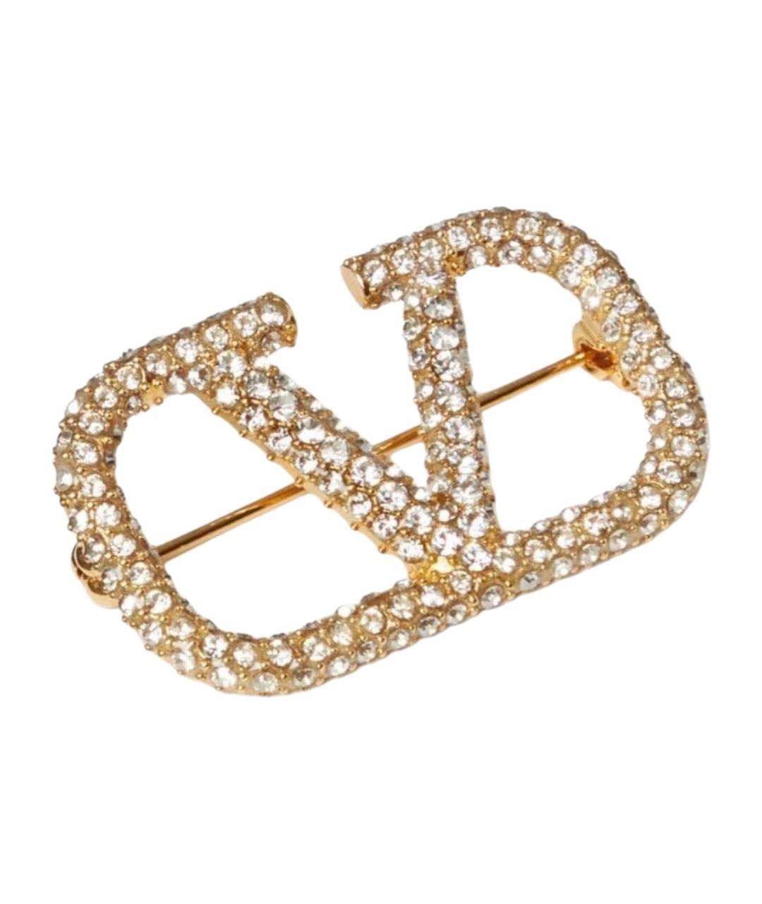 VALENTINO Золотая позолоченная булавка / брошь, фото 1