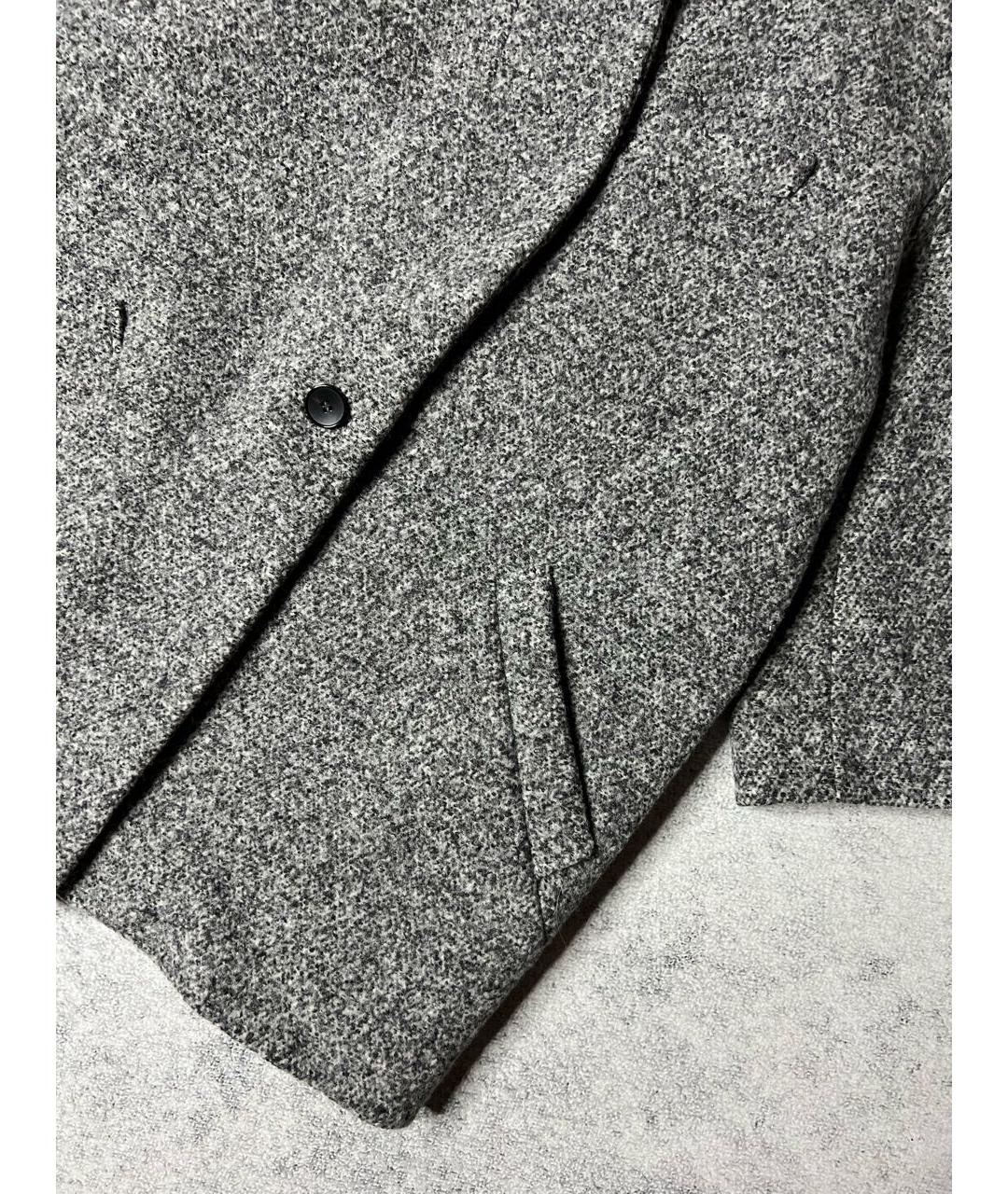 IRO Серое шерстяное пальто, фото 2