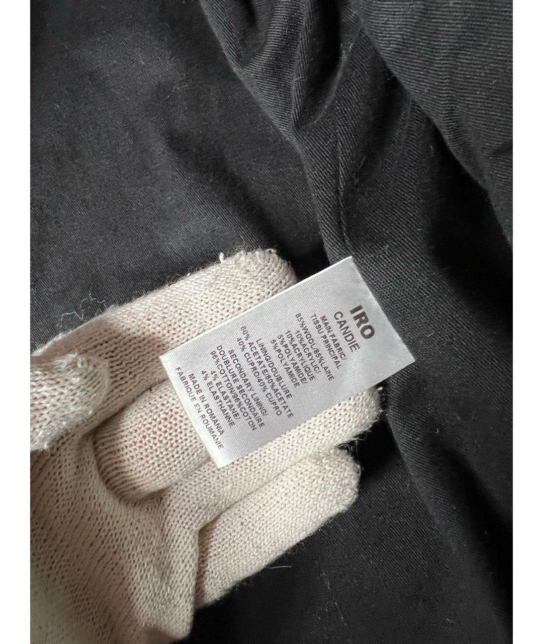 IRO Серое шерстяное пальто, фото 6
