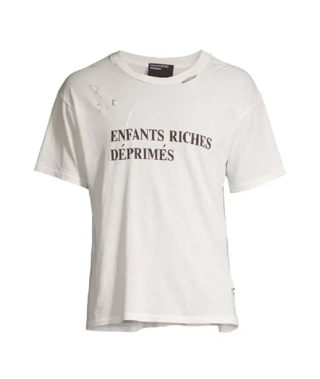Enfants Riches Déprimés Белая хлопковая футболка, фото 7