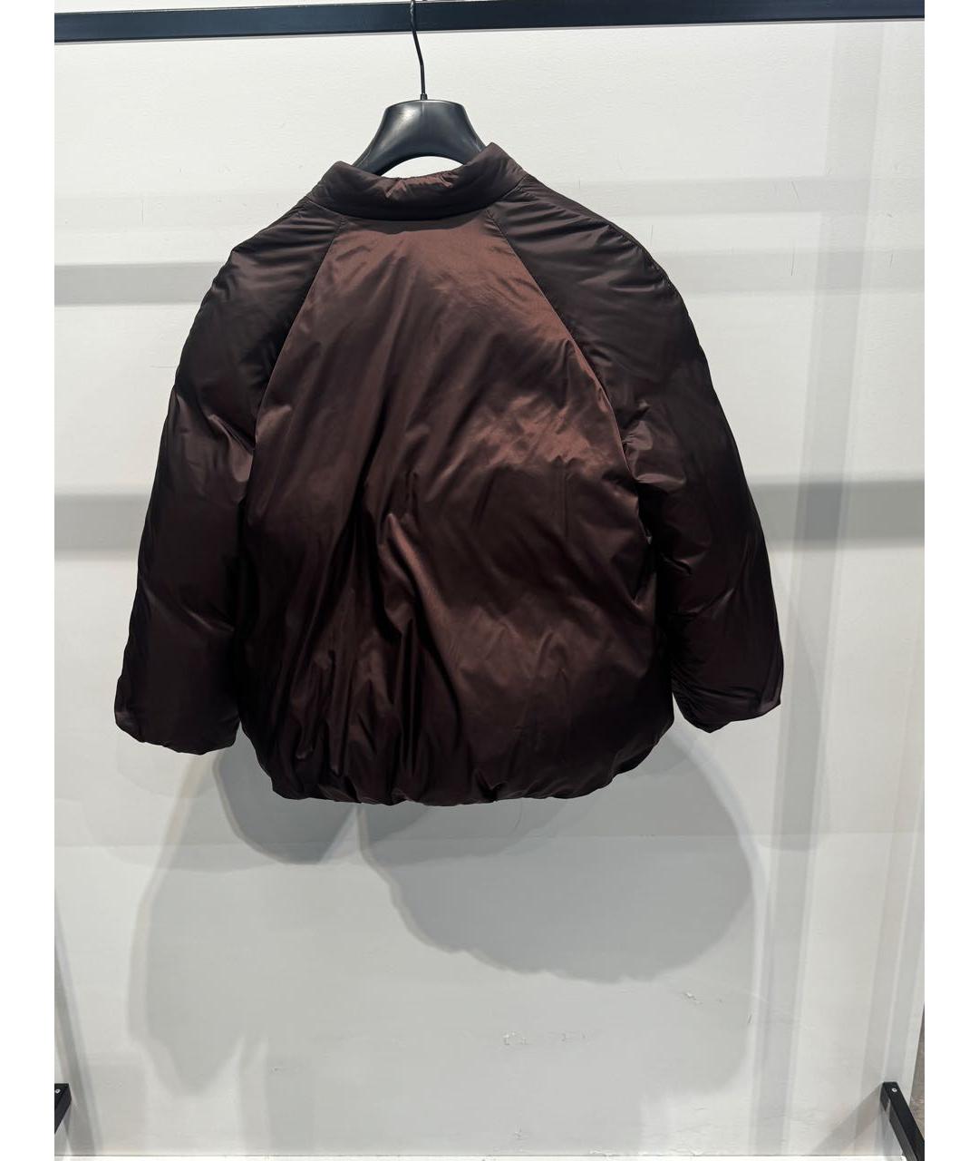 ANTONELLI FIRENZE Коричневая полиамидовая куртка, фото 3