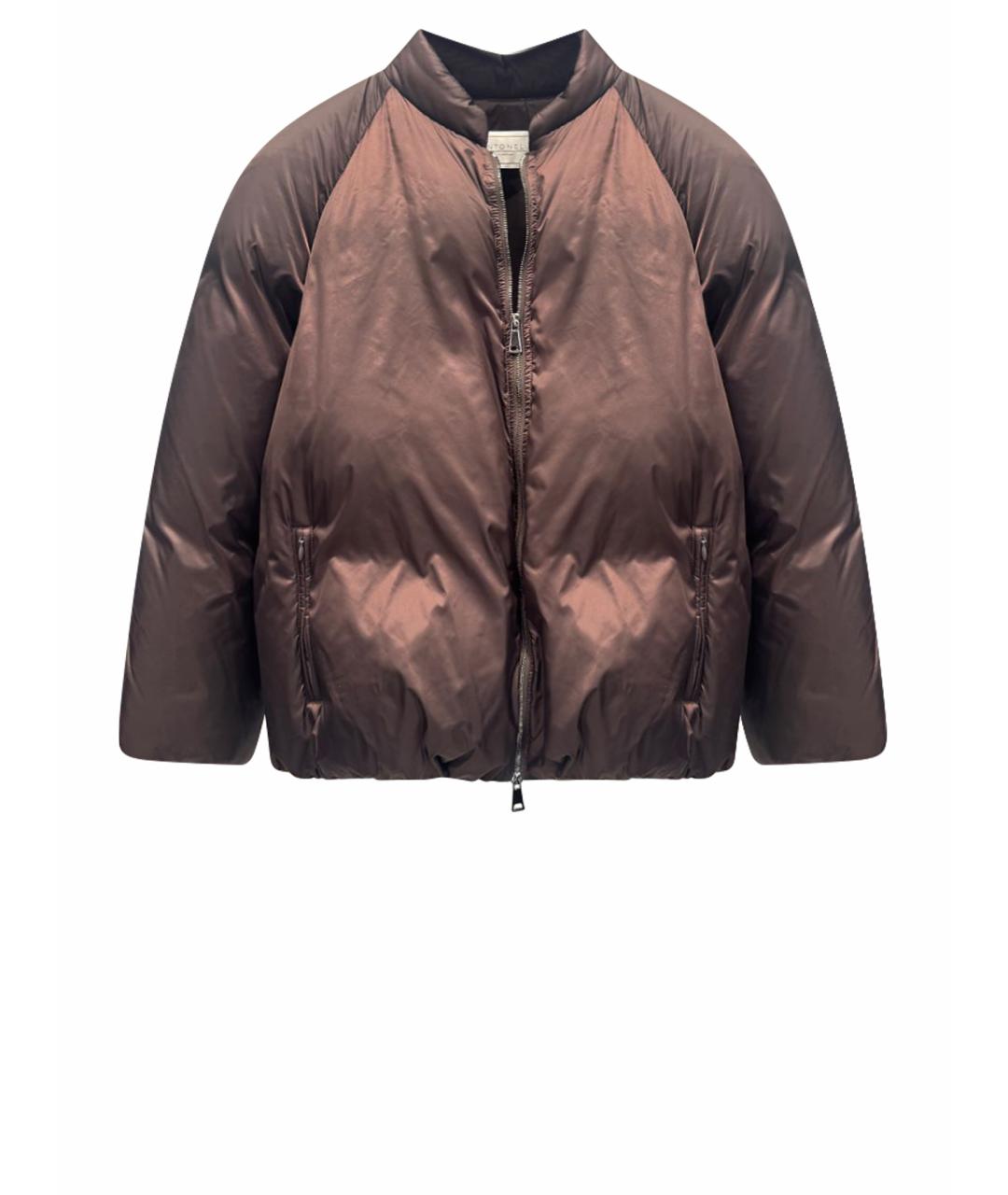 ANTONELLI FIRENZE Коричневая полиамидовая куртка, фото 1