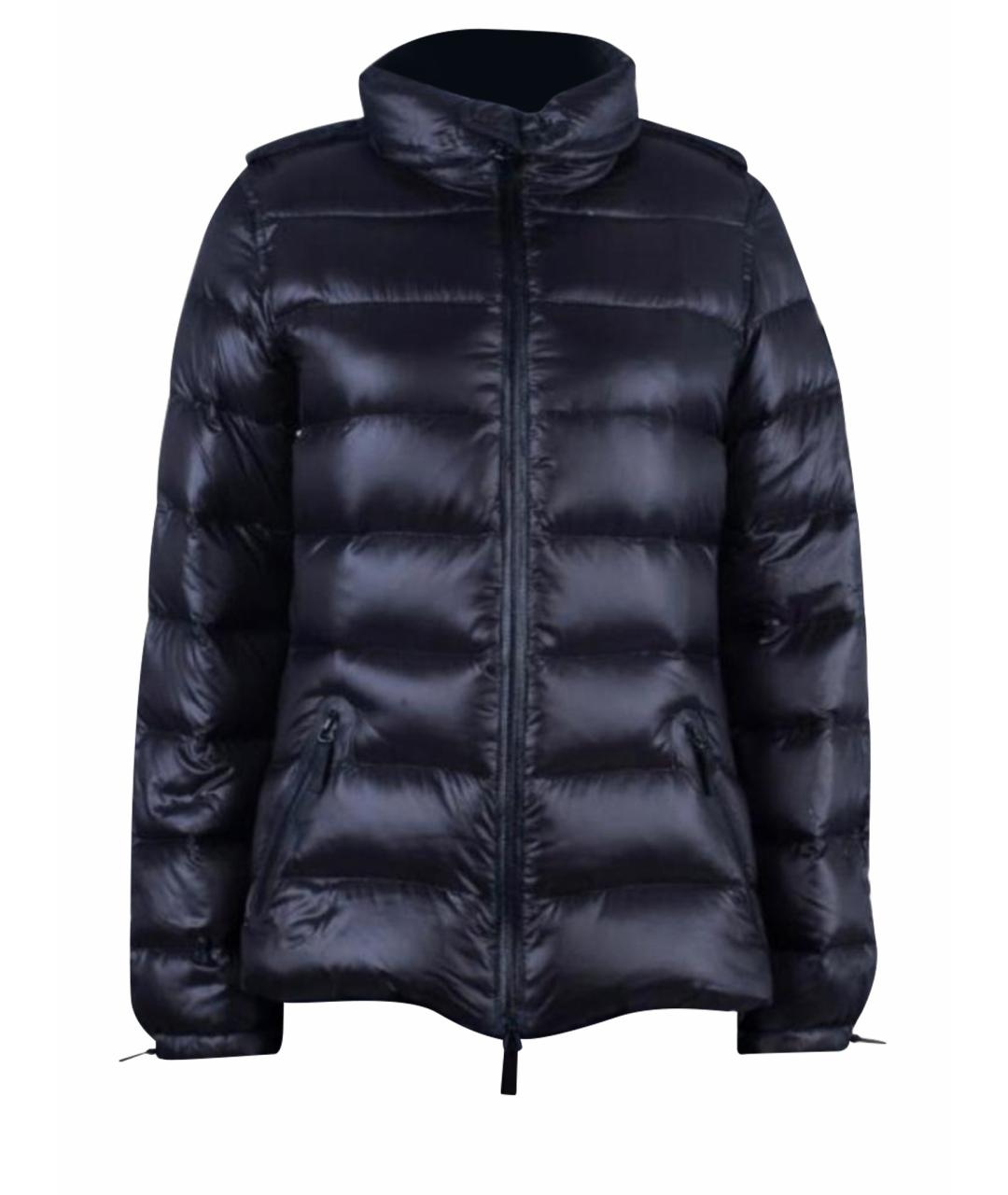 BURBERRY Черный полиамидовый пуховик, фото 1