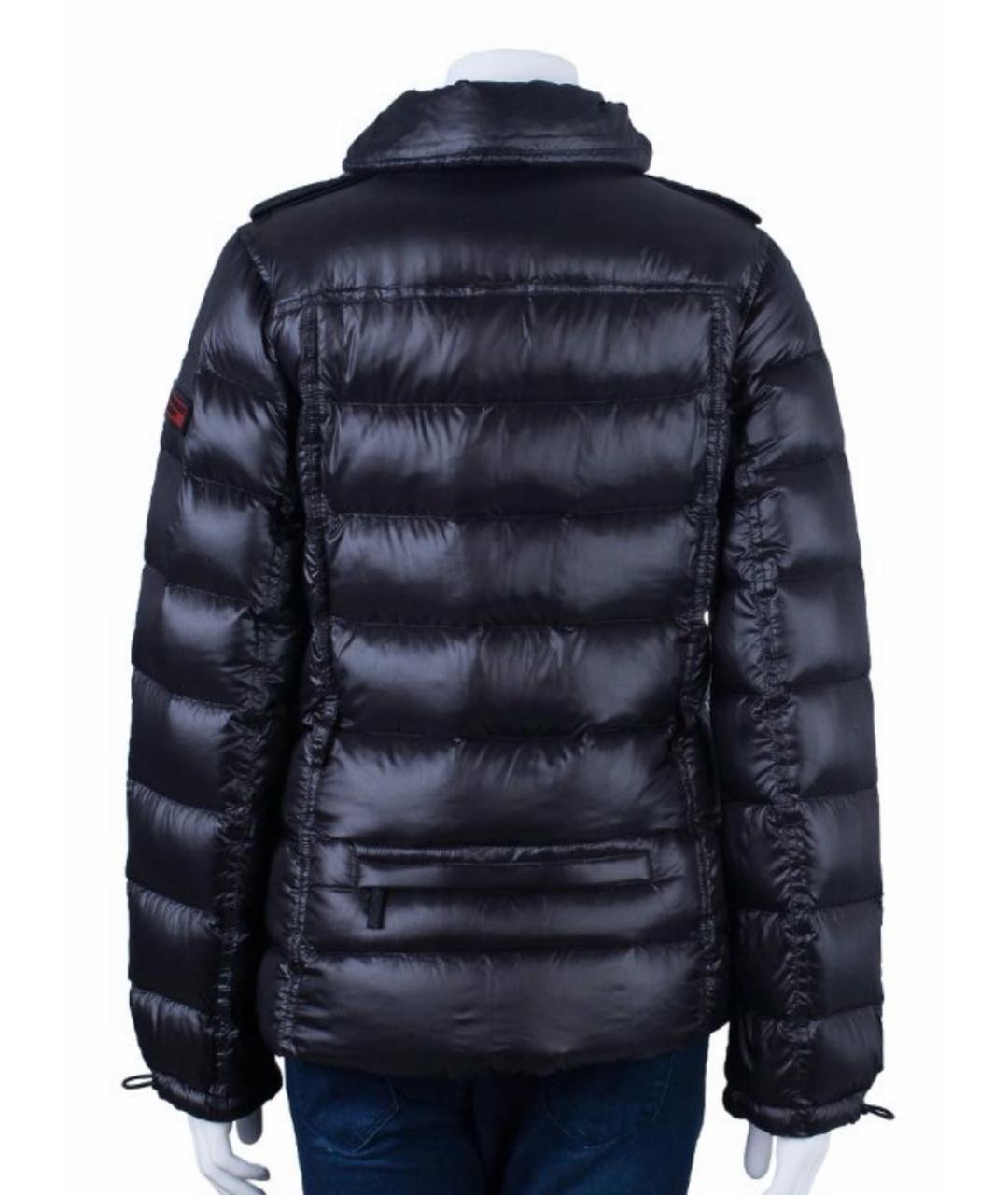 BURBERRY Черный полиамидовый пуховик, фото 2