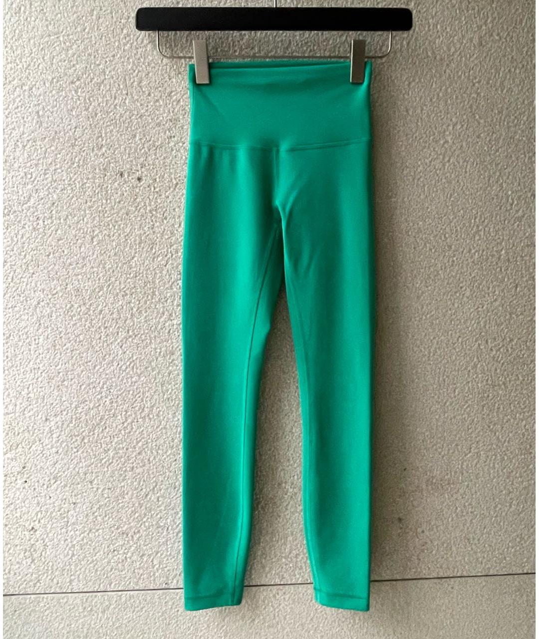 Lululemon Зеленые полиэстеровые спортивные брюки и шорты, фото 7