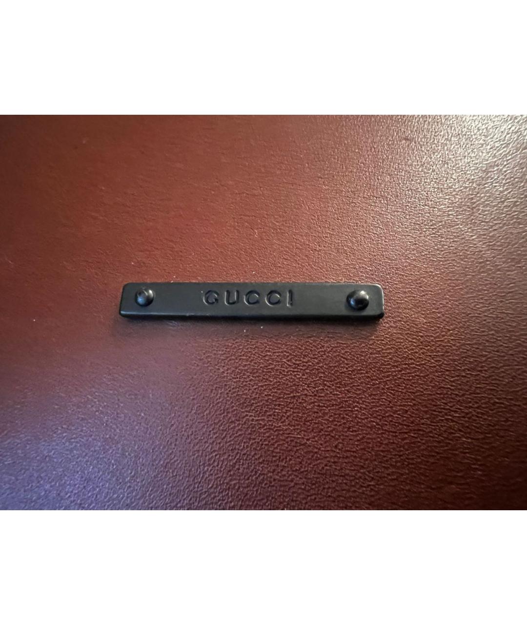 GUCCI Коричневая кожаная сумка с короткими ручками, фото 4