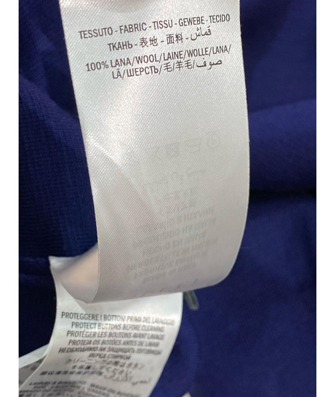 GUCCI Синий шерстяной кардиган, фото 6