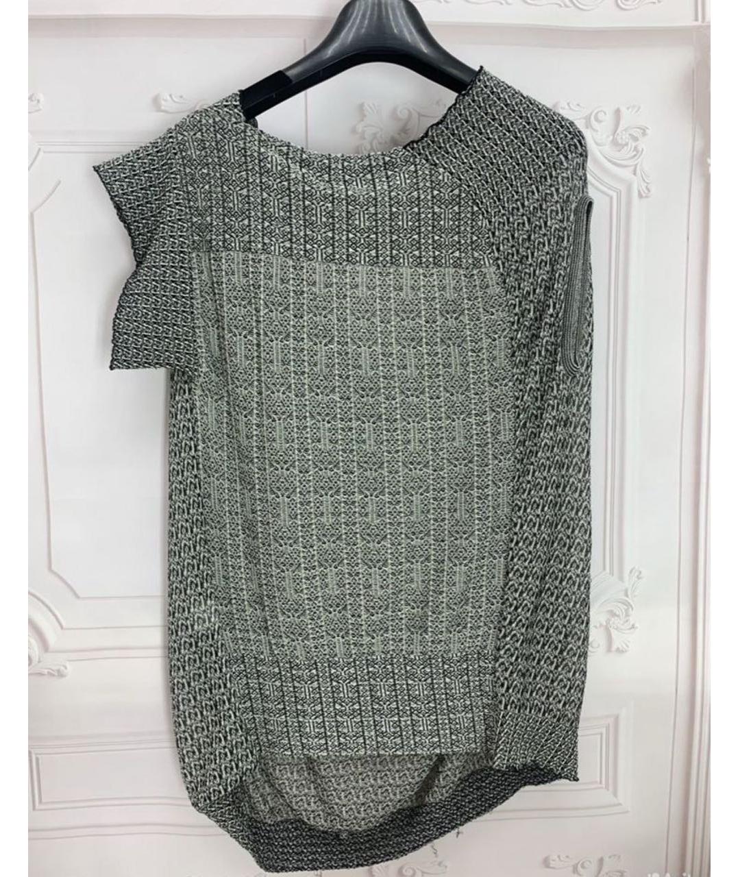 NUDE Серая хлопковая блузы, фото 2