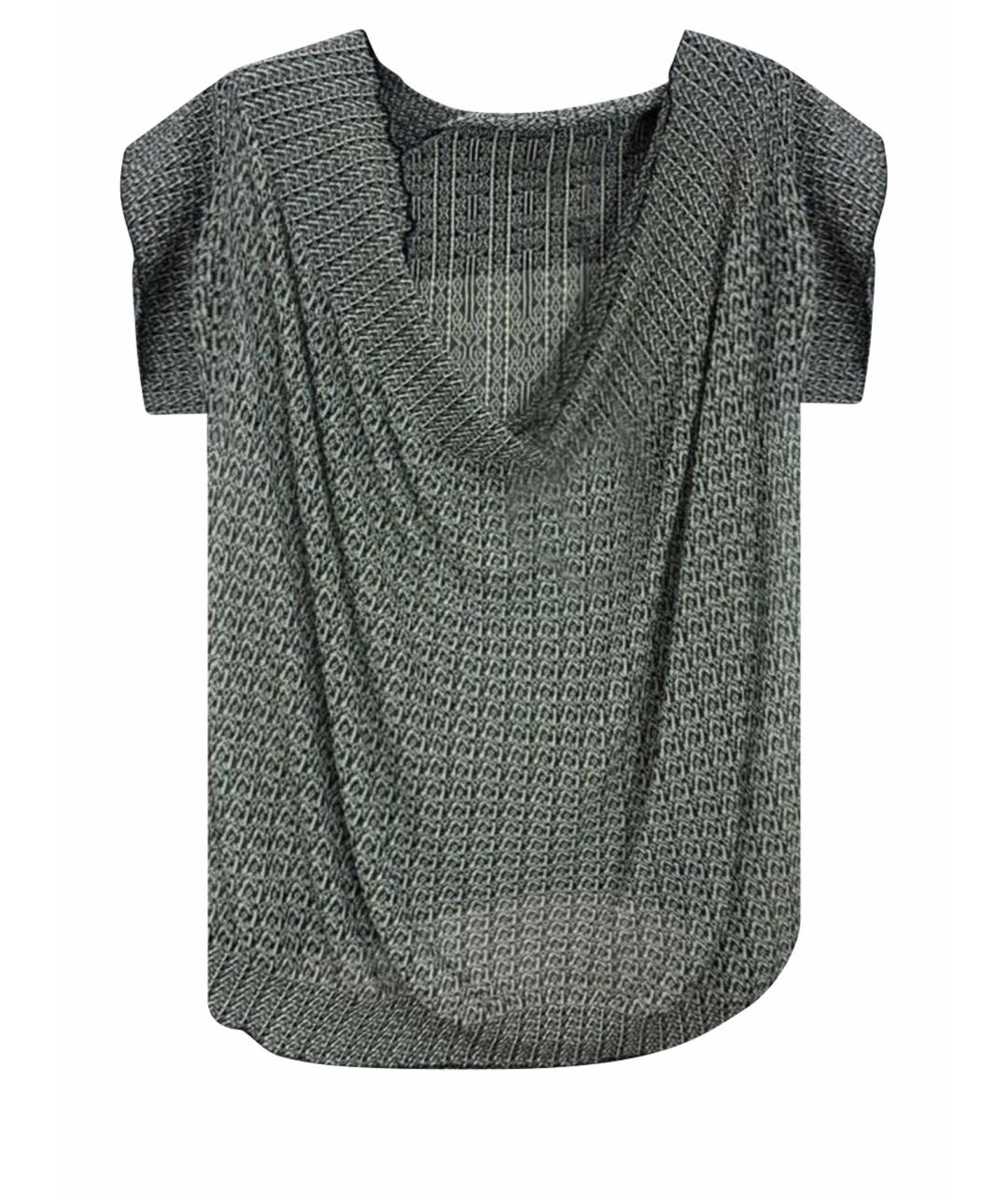 NUDE Серая хлопковая блузы, фото 1