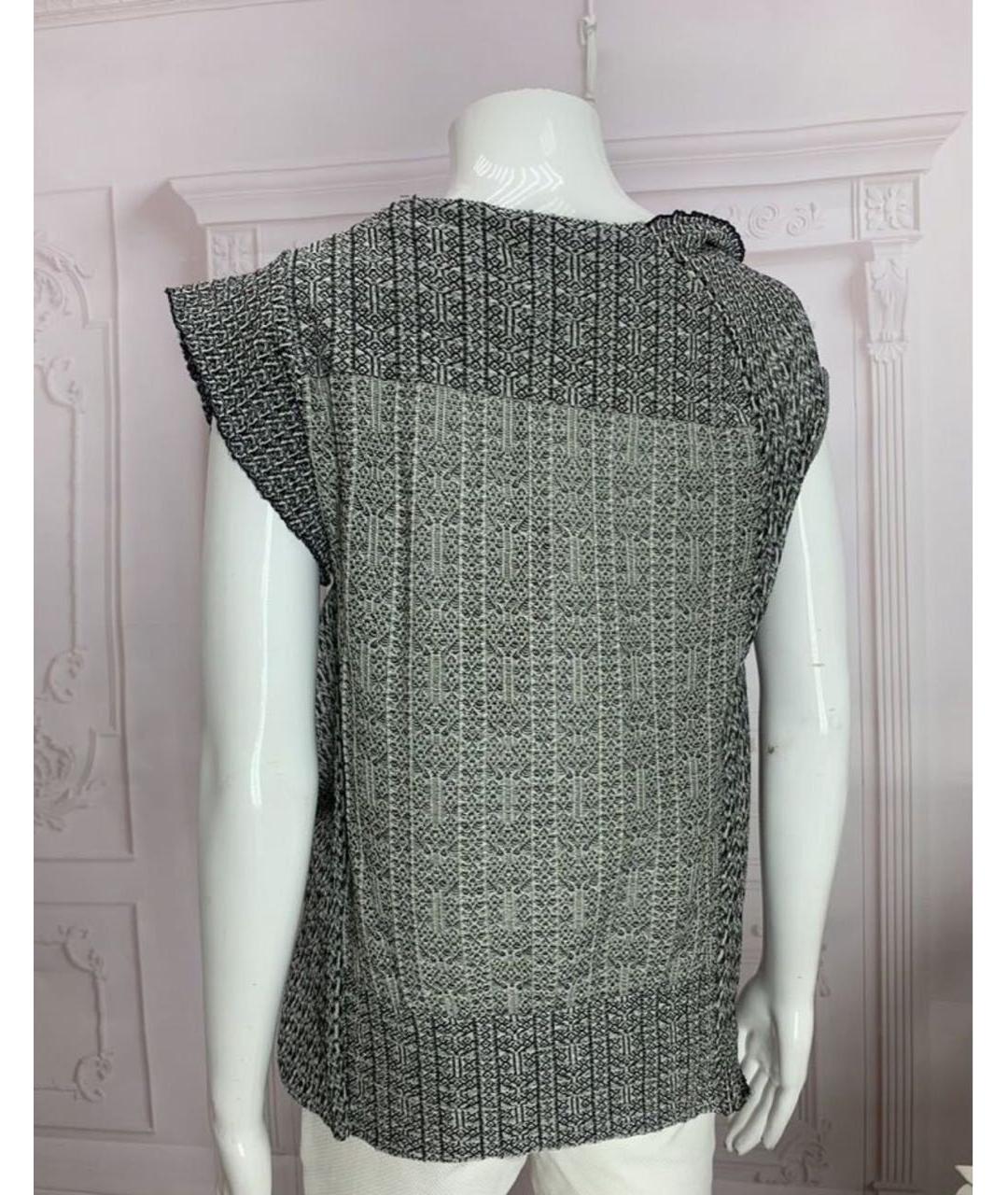 NUDE Серая хлопковая блузы, фото 6