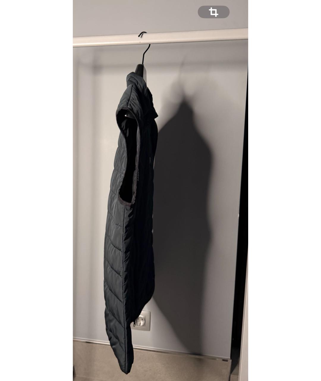 EA7 Антрацитовый хлопковый жилет, фото 4