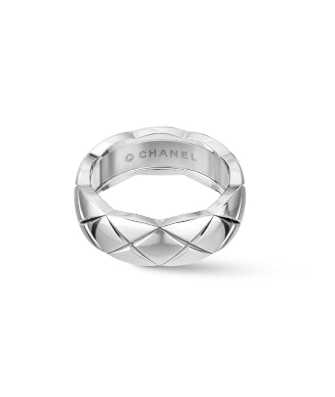 CHANEL Серебряное кольцо из белого золота, фото 2