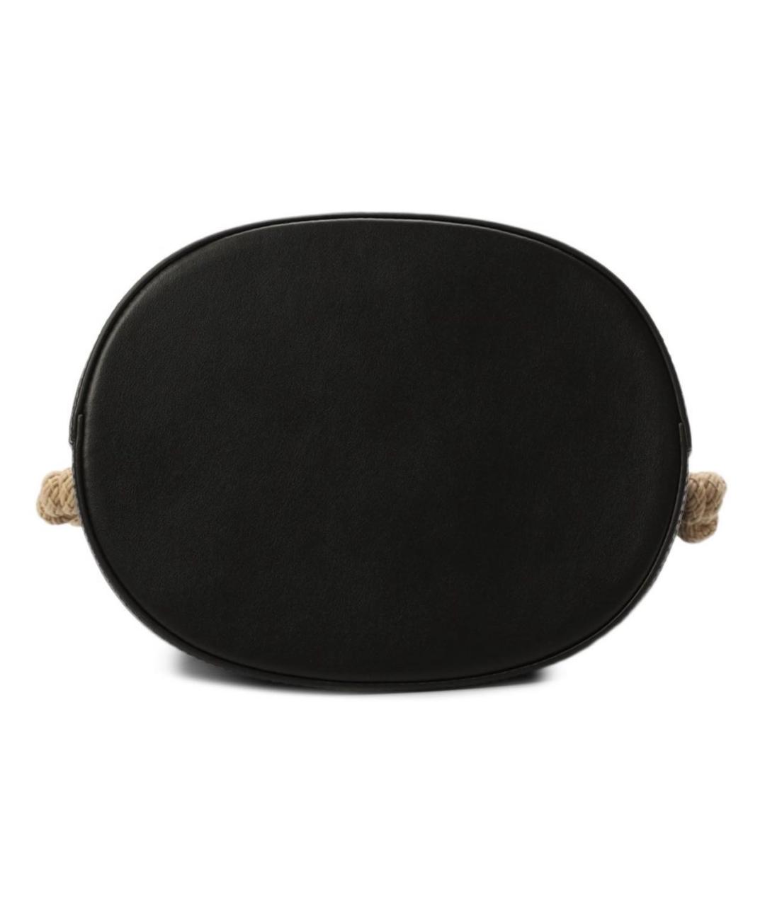 PRADA Черная кожаная сумка тоут, фото 5