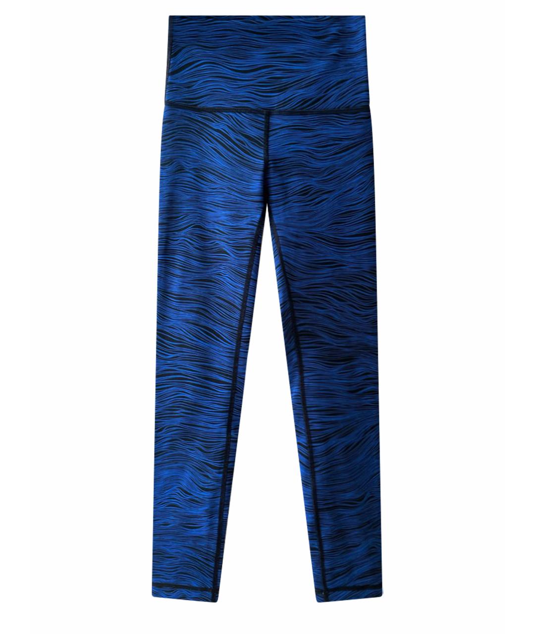 Lululemon Синие полиэстеровые спортивные брюки и шорты, фото 1