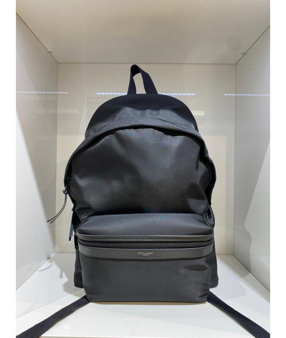 SAINT LAURENT Черный рюкзак, фото 2