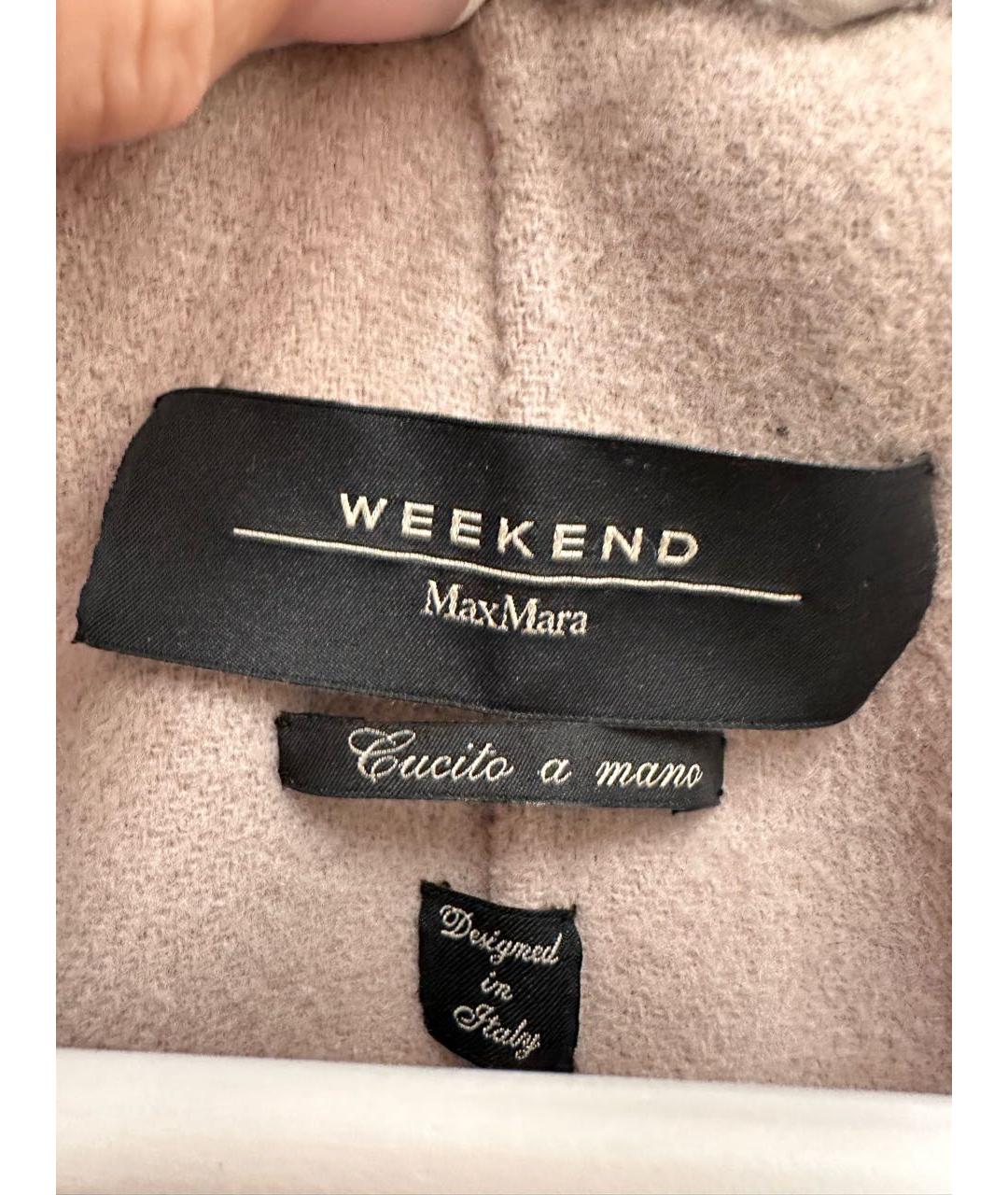 'S MAX MARA Черное шерстяное пальто, фото 4