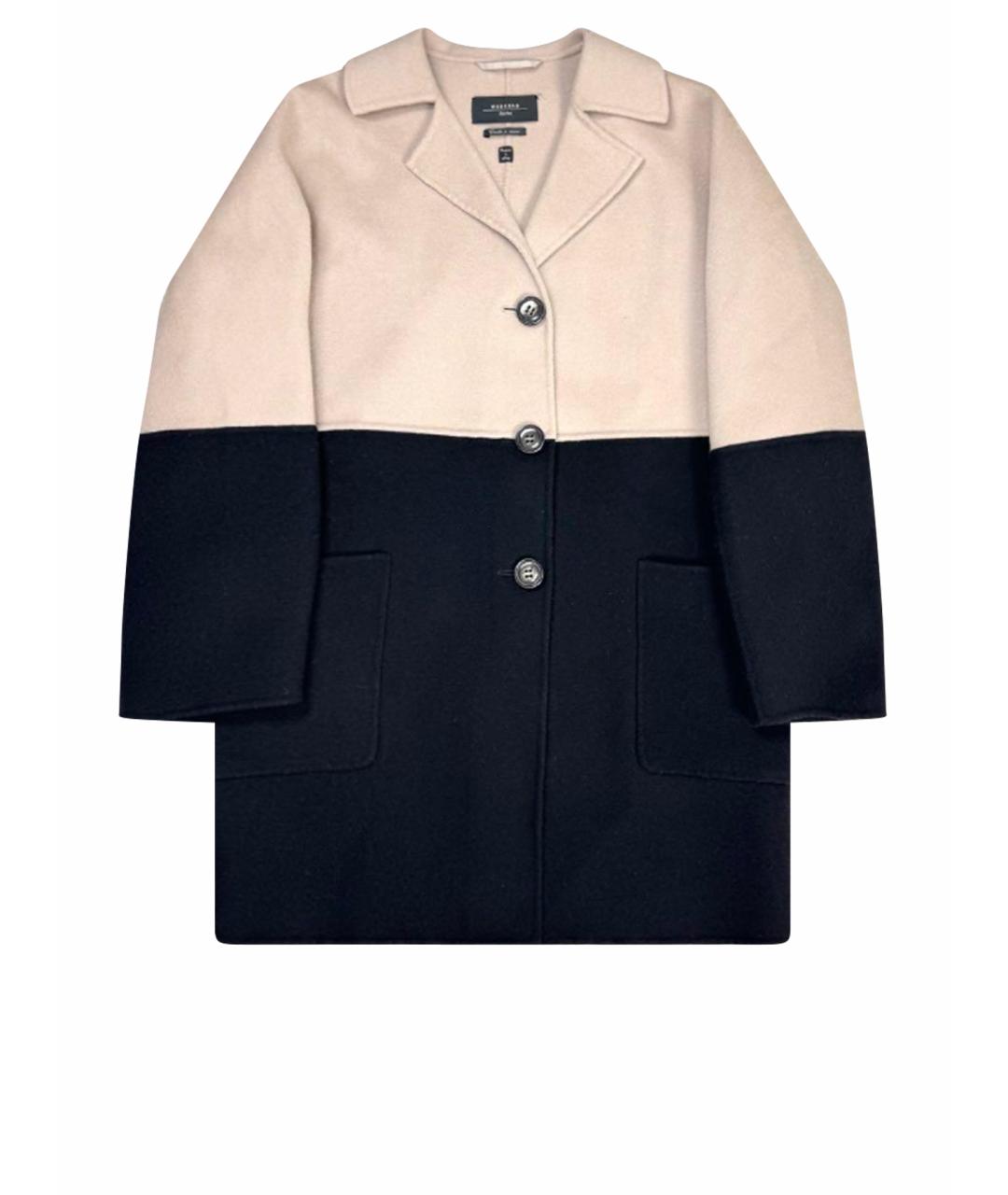 'S MAX MARA Черное шерстяное пальто, фото 1