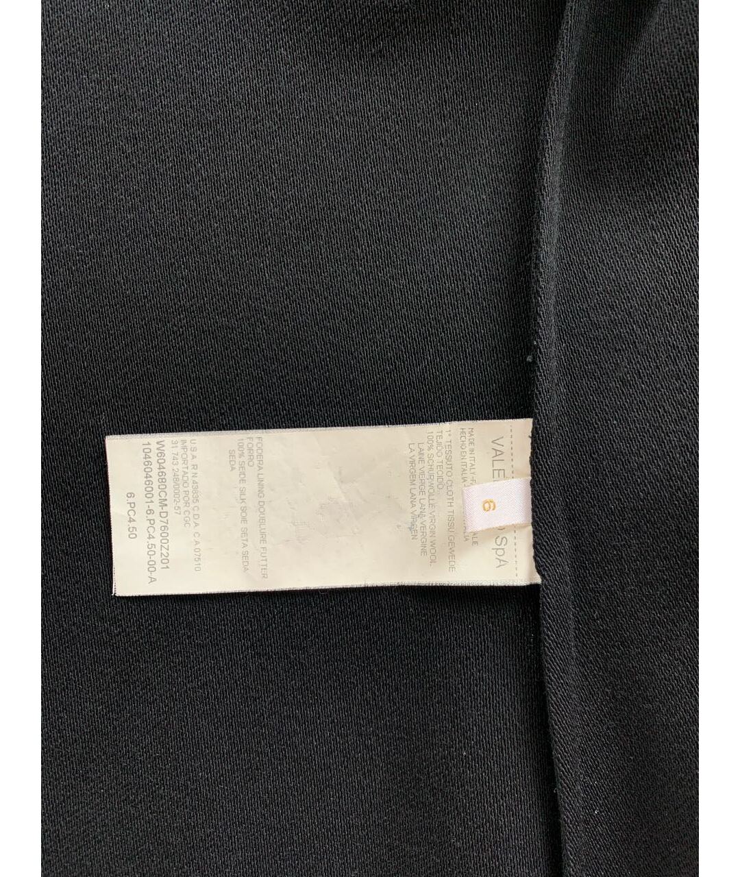 VALENTINO VINTAGE Черный шерстяной жакет/пиджак, фото 5