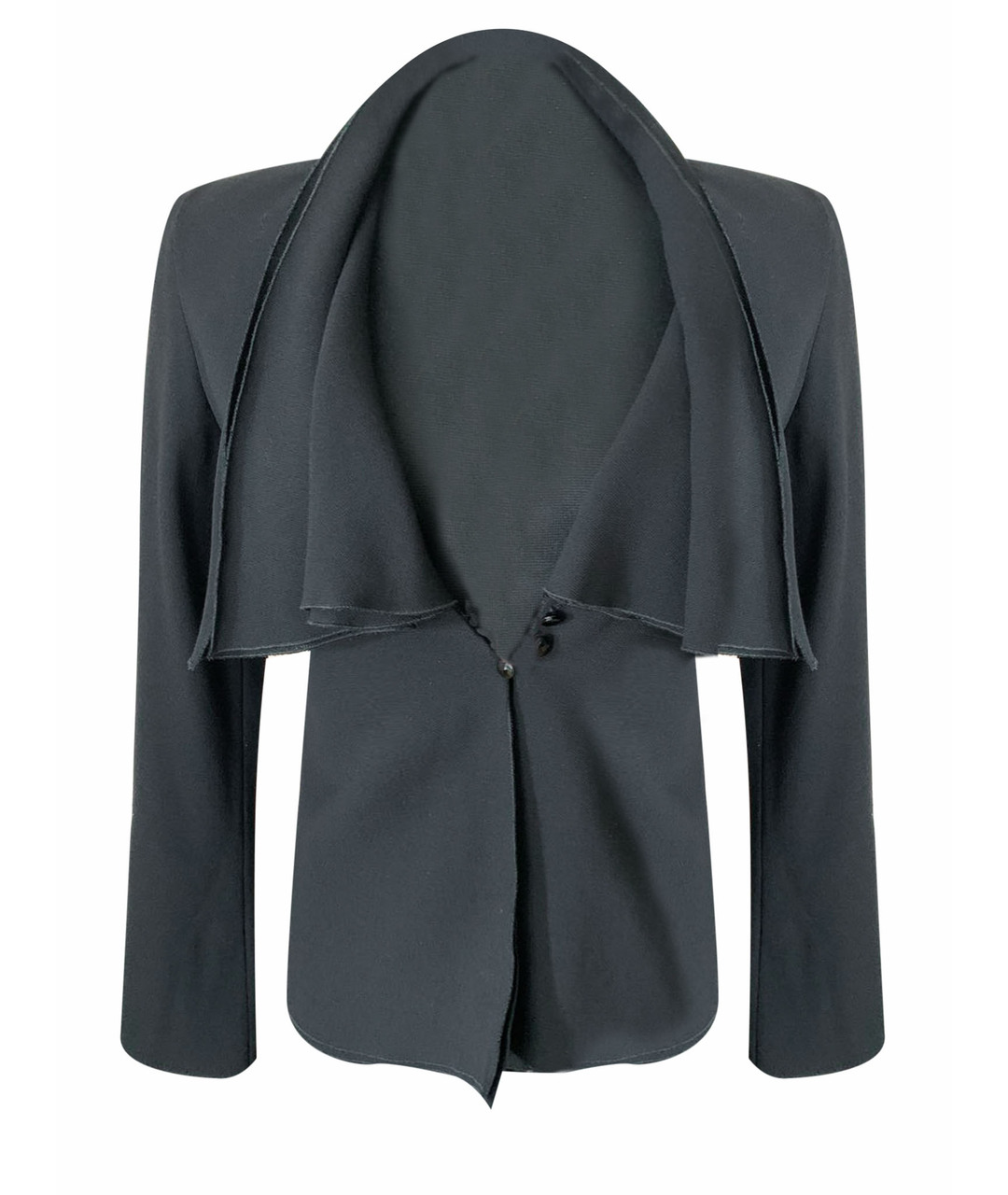 VALENTINO VINTAGE Черный шерстяной жакет/пиджак, фото 1