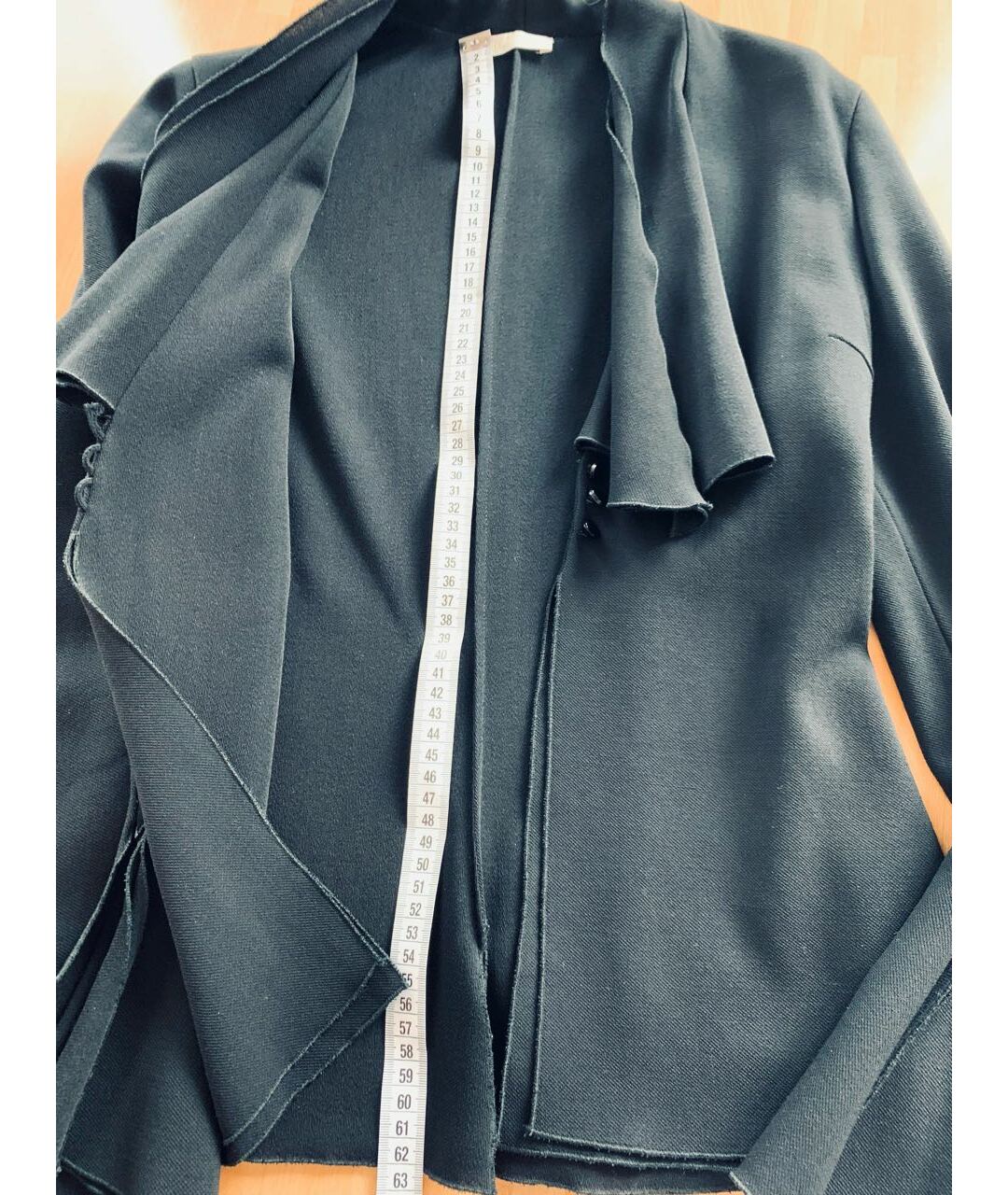 VALENTINO VINTAGE Черный шерстяной жакет/пиджак, фото 2