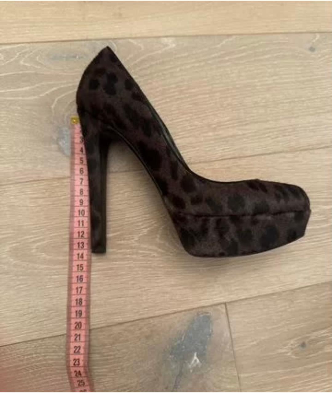 CHRISTIAN DIOR Коричневые кожаные туфли, фото 6